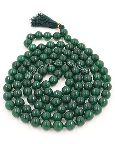 lab Certified pran pratishthit Green Hakik Mala