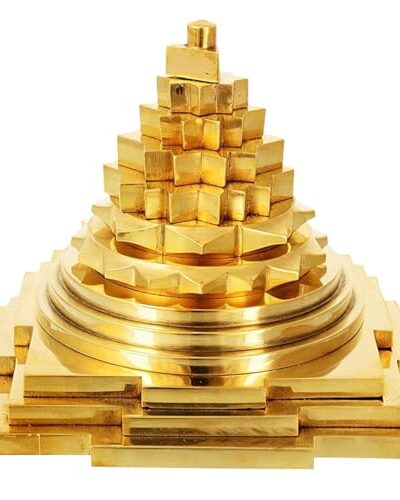 Shree Yantra Original Brass for Home Pooja Health Wealth and Prosperity
