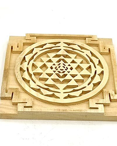pratishthit Shreeparni Shri Yantra Wooden Material which Godess Lakshmiji Likes