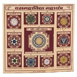 Shri Das Mahavidya Yantra pran pratishthit