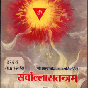 सर्वोल्लासतंत्रम : एस. एन. खण्डेलवाल द्वारा हिंदी पीडीऍफ़ पुस्तक - ग्रन्थ | Sarvollastantram : by S. N. Khandelwal Hindi PDF Book - Granth Free...